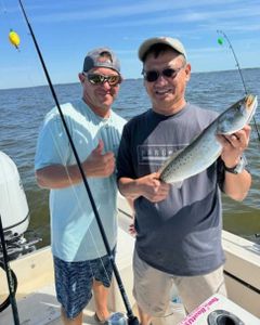 Fishing in North Carolina with two people