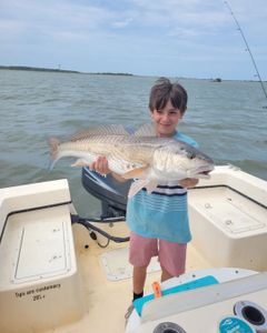 Redfish caught by angler in Wanchese