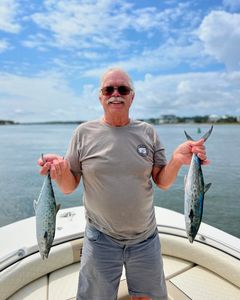 Two Spanish mackerel fish caught in NC