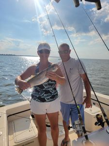 Fishing duo in Wanchese enjoying cruises and fishing activities