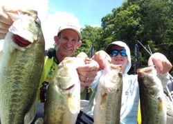 Largemouth bass caught in Cleveland, Ohio
