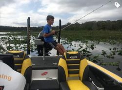 A person fishing in Cleveland