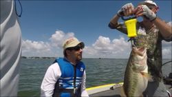 A single angler fishing in Cleveland