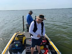 Anglers enjoying a fishing trip in Cleveland