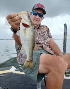 A largemouth bass caught while fishing in Cleveland