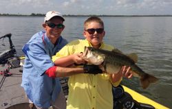 Largemouth bass caught fishing in Cleveland