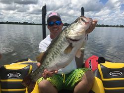 Largemouth bass caught while fishing in Cleveland