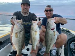 Three huge largemouth bass caught in Cleveland