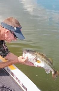Smallmouth bass caught while fishing in Cleveland