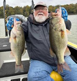 Two largemouth bass caught in Cleveland