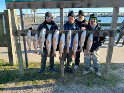 9 redfish caught on fishing trip in TX