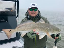 A redfish caught while fishing in TX