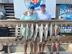 8 spotted weakfish caught in Aransas Pass