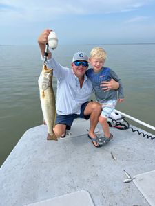 Spotted Weakfish caught fishing in TX