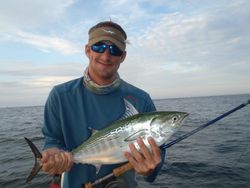Little Tunny fish caught while fishing in Panama City Beach