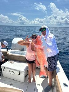 Two people fishing in Florida