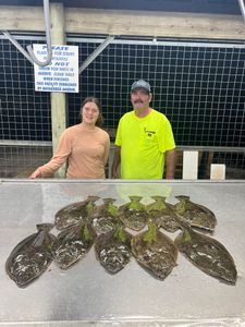 Two anglers fishing in Matagorda