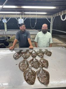 Two people fishing in Matagorda