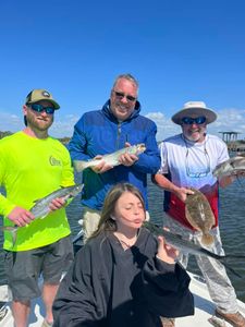 Family fishing fun! 🎣👨‍👩‍👧‍👦
