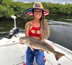 Miranda with a nice redfish! 