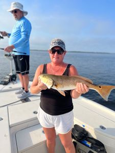 Redfish are on fire. 