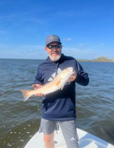 Jeff’s first redfish!! 