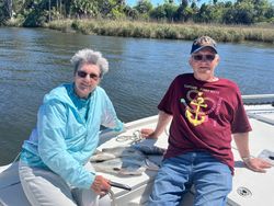 Two people enjoying a fishing trip in Hernando
