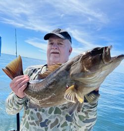 A lone fisherman enjoying a catch in Hernando