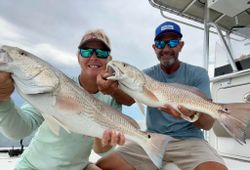 Two redfish, 26 inches long, caught in FL