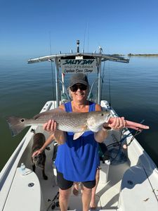 Redfish being caught while fishing in FL