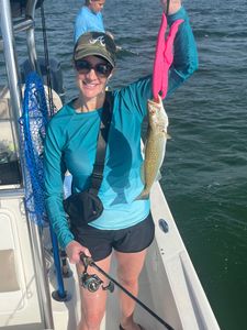 Spotted weakfish caught in Hernando