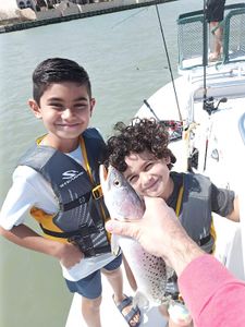 Two anglers fishing in Texas