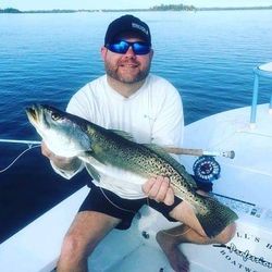 A person fishing in Texas