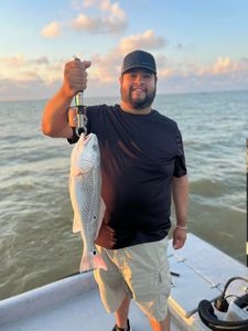 Dinner, caught and later to be served.
