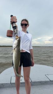 One person fishing in Matagorda