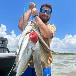 Lone angler fishing in Texas