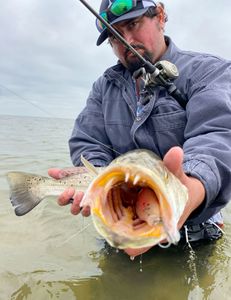 Two people fishing in Matagorda
