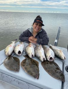 6 fish caught in Matagorda while fishing and hunting
