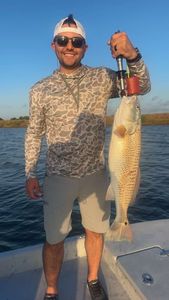 Redfish catch displayed on fishing boat in Matagorda TX waters
