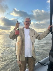 Redfish catch displayed on fishing boat in Matagorda TX waters