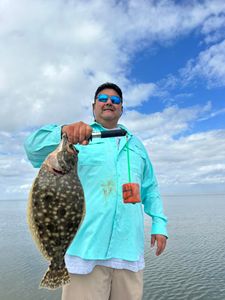 Image of a 24-inch Southern Flounder caught while fishing in Matagorda