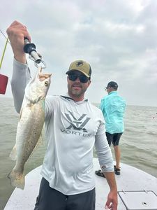 Speckled trout caught while fishing in Matagorda TX waters
