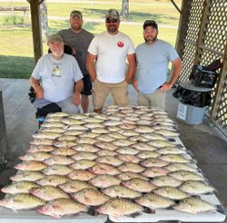 White crappie fish caught in OK