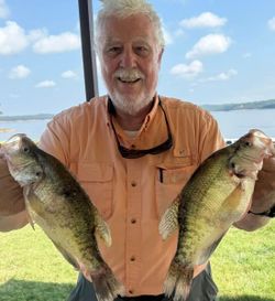 One person fishing for 2 fish in OK