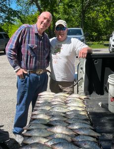 Two people fishing in OK