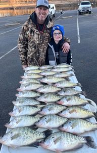 10 white crappie and crappie fish caught in OK