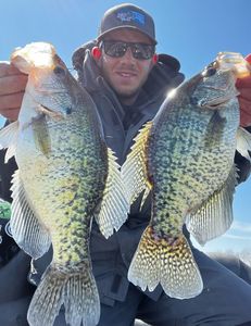 Angler with two big fish in OK