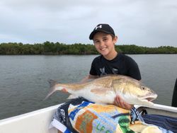 Angler enjoying fishing in Florida