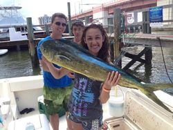 Three people fishing in Florida