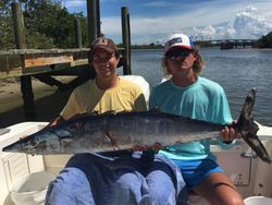 Wahoo fish caught at New Smyrna Beach, Florida